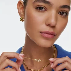 Belle Custom Name Necklace - Gold Vermeil