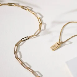 Big Paperclip Bracelet - Gold Vermeil