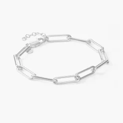 Big Paperclip Bracelet - Silver