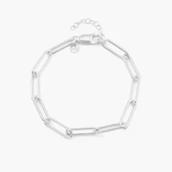 Big Paperclip Bracelet - Silver
