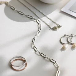 Big Paperclip Bracelet - Silver