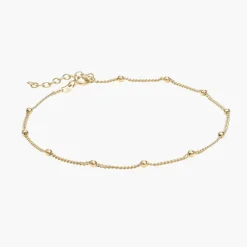 Bobble Chain Anklet/Bracelet - Gold Vermeil