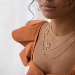 Bobble Chain Necklace- Gold Vermeil