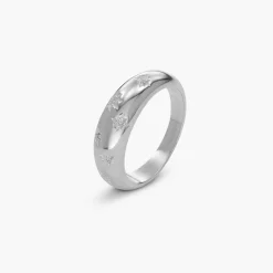 Celestial Curve Ring - Silver
