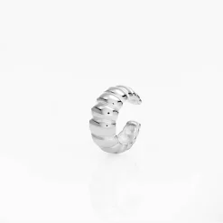 Croissant Ear Cuff - Silver