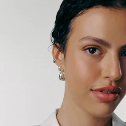 Croissant Ear Cuff - Silver