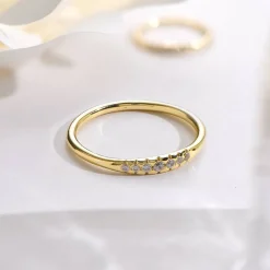 Darleen Diamond Ring - Gold Vermeil