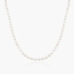 Diana Pearl Necklace - Gold Plated