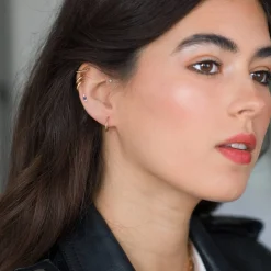 Huggie Hoop Earrings - 10K Solid Gold