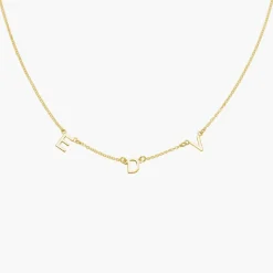 Inez Initial Necklace - Gold Vermeil