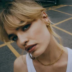 Interlace Earrings - Gold Vermeil