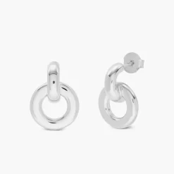Interlace Earrings - Silver