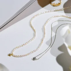 Juno Diamond Necklace - Silver