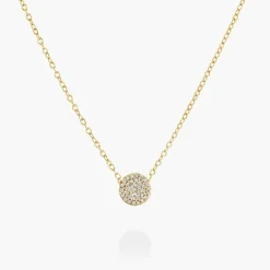 Keeya Pave Diamond Necklace - 14K Solid Gold