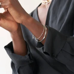 Margo Mirror Chain Bracelet/Anklet - Silver