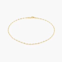Margo Mirror Chain Bracelet/Anklet - Gold Plating