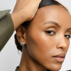 Medium Billow Earrings - Silver