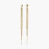 Mimosa Long Tassel Single Stud with 0.05 CT Diamond - Gold Vermeil