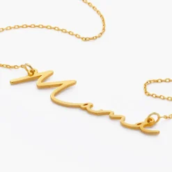 Mon Petit Name Necklace - Gold Plated