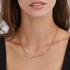 Multiple Name Necklace - Gold Vermeil