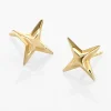 Northern Star Stud Earrings - 14k Solid Gold