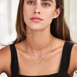 Pixie Name Necklace - Gold Vermeil