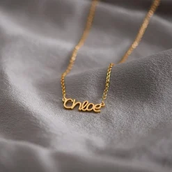 Pixie Name Necklace - Gold Vermeil