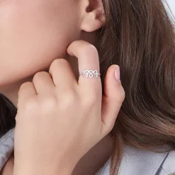 Pixie Name Ring - Silver