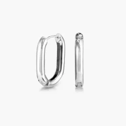 Play it By Ear Link Earrings - Silver