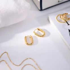 Play it By Ear Link Earrings - Gold Vermeil