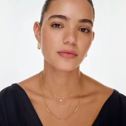 Real Love Multiple Name Necklace - Gold Vermeil
