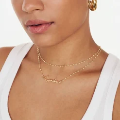 Soltale Butter Belle Name Necklace - Gold Vermeil