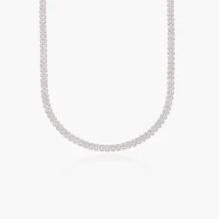 Texture Chain Necklace- Silver