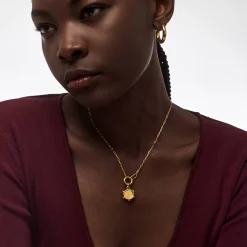 The Charmer Heirloom Initials Necklace – Gold Vermeil