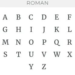 Tiny Initial Ring - Silver