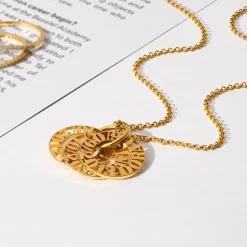 Tokens of Love Necklace - 14K Solid Gold